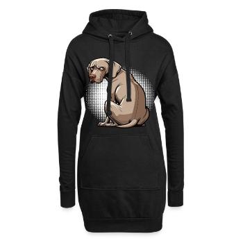 Propriétaire de Weimaraner Passionné de Weimaraner - Sweat-shirt à capuche long Femme - noir - Devant
