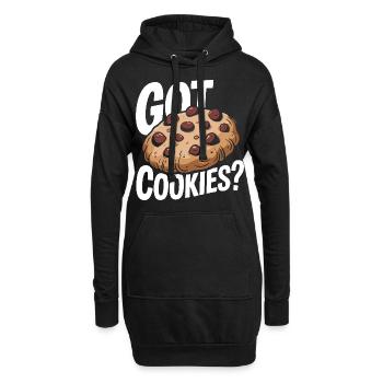 Cookies Cookie Biscuits Biscuits Chocolate - Hoodie Dress - black - Front