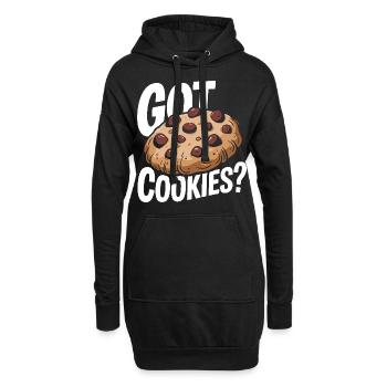Cookies Cookie Biscuits Biscuits Chocolate - Hoodie Dress - black - Front