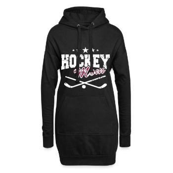 Hockey Mom - Hoodie Dress - black - Front