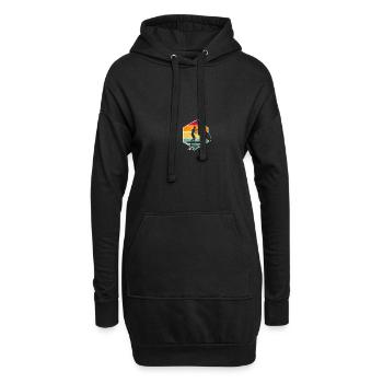 Hydrofoil Wingfoiling Kiten Wingfoil Foilwing Kite - Hoodie-Kleid - Schwarz - Vorne