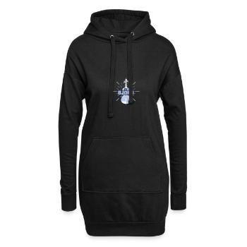 Geschenk für Björn - Hoodie-Kleid - Schwarz - Vorne