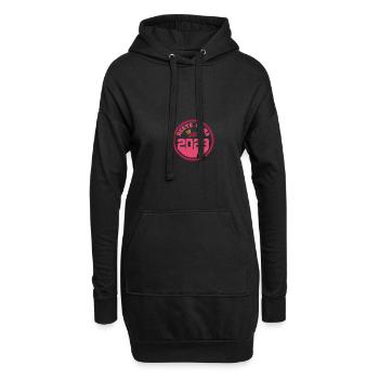 2023 - Hoodie-Kleid - Schwarz - Vorne