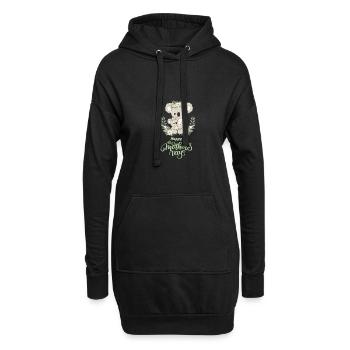 Koala Lover Hug Floral Mum Happy Mother's Day - Hoodie-Kleid - Schwarz - Vorne