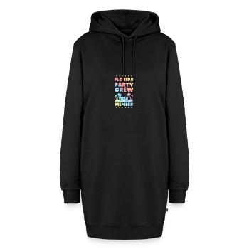 Équipe de fête en Floride - Sweat-shirt à capuche long Femme - noir - Devant