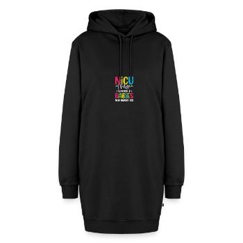 Soeur de l’USIN - Sweat-shirt à capuche long Femme - noir - Devant