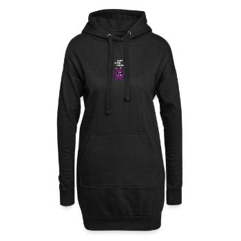 Monster happy Halloween spooky Comic - Hoodie-Kleid - Schwarz - Vorne