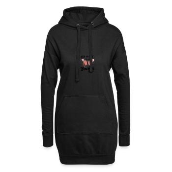Bäckerin Bäckerinnen Konditorin Hobbybäckerin - Hoodie-Kleid - Schwarz - Vorne