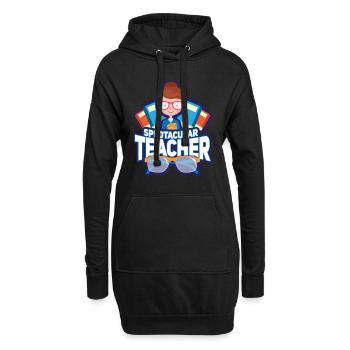 Spedtacular Teacher - Spektakulärer Lehrer - Hoodie-Kleid - Schwarz - Vorne