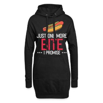 Hot Dog Love Hot Dog Saucisse Cadeau Ketchup - Sweat-shirt à capuche long Femme - noir - Devant