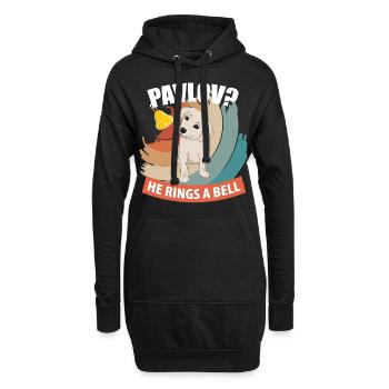 Pavlov - Er läutet eine Glocke - Funny Psychology - Hoodie-Kleid - Schwarz - Vorne