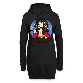 Les connaisseurs de ramen - Sweat-shirt à capuche long Femme - noir - Devant