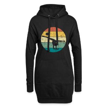 Rhythmische Sportgymnastik RSG Ball Vintage - Hoodie-Kleid - Schwarz - Vorne