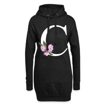 C - Hoodie-Kleid - Schwarz - Vorne