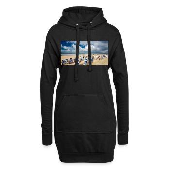 Sylt - Hoodie-Kleid - Schwarz - Vorne
