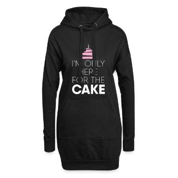 Boulangerie boulangerie cadeau gâteau gâteau tarte cuisinier - Sweat-shirt à capuche long Femme - noir - Devant