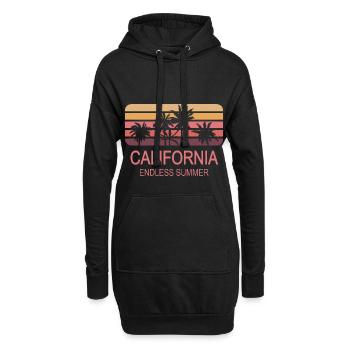 California - Hoodie-Kleid - Schwarz - Vorne