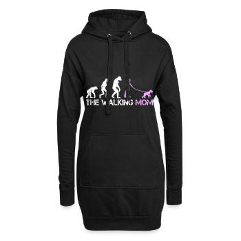 Schnauzer miniature Maman pour les amis Schnauzer - Sweat-shirt à capuche long Femme - noir - Devant