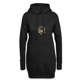 Profession Économiste d’entreprise - Sweat-shirt à capuche long Femme - noir - Devant
