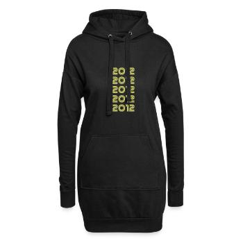 Style 2012 - Hoodie-Kleid - Schwarz - Vorne