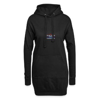 I Am A Police Officer to Save Time - Law - Hoodie-Kleid - Schwarz - Vorne