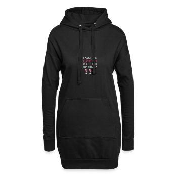 I Make Wine Disappear - Wine Drinking Lover - Hoodie-Kleid - Schwarz - Vorne
