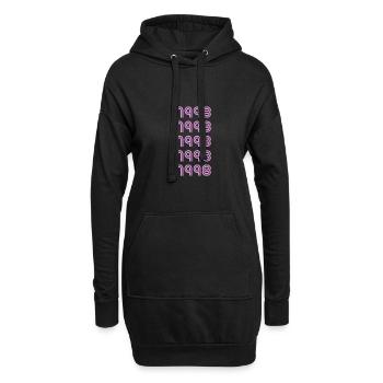 Style 1998 - Hoodie-Kleid - Schwarz - Vorne