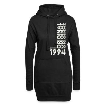30. Geburtstag Original Februar Jahrgang 1994 - Hoodie-Kleid - Schwarz - Vorne