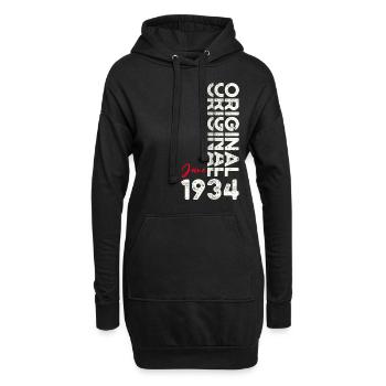 Original Juni 1934 Jahrgang 1934 Geburtstag 1934 - Hoodie-Kleid - Schwarz - Vorne