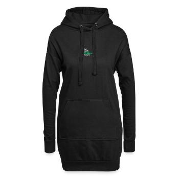 Essen. Schlafen. Gurke. Gartenliebhaber - Hoodie-Kleid - Schwarz - Vorne