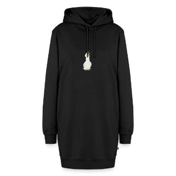 Cacatoès, ornithologue, biologiste, ornithologue - Sweat-shirt à capuche long Femme - noir - Devant