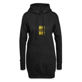 Born 2024 - Hoodie-Kleid - Schwarz - Vorne