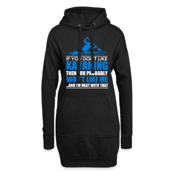 Kayak - Hoodie-Kleid - Schwarz - Vorne