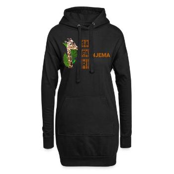 SA FA RI NJEMA - Hoodie-Kleid - Schwarz - Vorne
