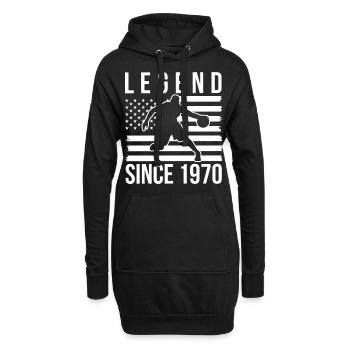 Basketballer Basketball Basketballmanschaft - Hoodie-Kleid - Schwarz - Vorne