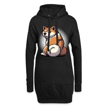 Akita Akita propriétaire Akitas Akita amoureux Akitafan - Sweat-shirt à capuche long Femme - noir - Devant