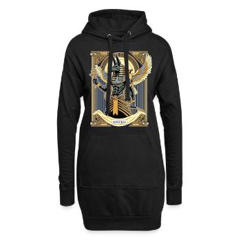 ANUBIS Der Herr der Unterwelt - Hoodie-Kleid - Schwarz - Vorne