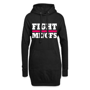 Me/cfs - fight me/cfs - Hoodie-Kleid - Schwarz - Vorne