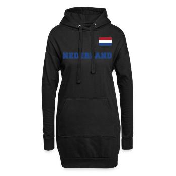 Look maillot des Pays-Bas - Pays-Bas - NEDERLAND - Sweat-shirt à capuche long Femme - noir - Devant