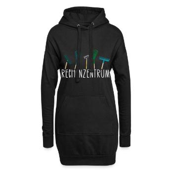 Rechenzentrum Garten Hobbygärtner Geschenk Idee - Hoodie-Kleid - Schwarz - Vorne