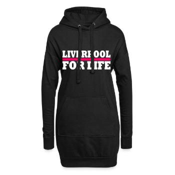 Liverpool - Hoodie-Kleid - Schwarz - Vorne