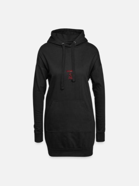 Wolf Kurt Bozkurt - Hoodie Dress - black