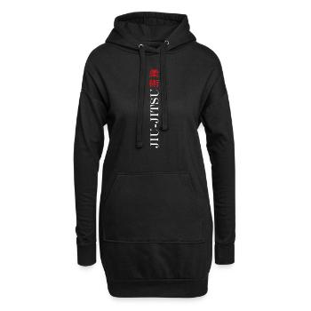 Jiu Jitsu - Hoodie-Kleid - Schwarz - Vorne