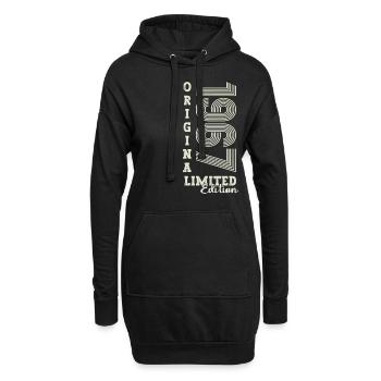 Original vintage 1967 55th birthday gift - Hoodie Dress - black - Front