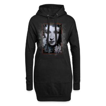 Geister: Whitby | gotisch - Hoodie-Kleid - Schwarz - Vorne