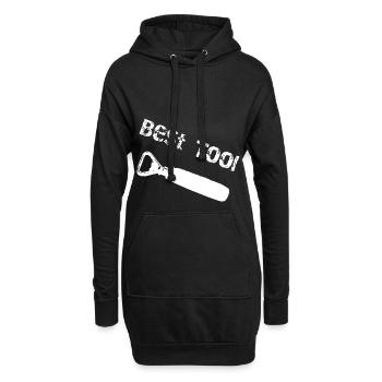 Flaschenöffner Best Tool - Hoodie-Kleid - Schwarz - Vorne