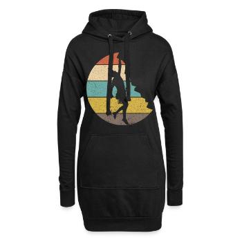 Escalade Escalade Alpinisme Mur d’escalade - Sweat-shirt à capuche long Femme - noir - Devant