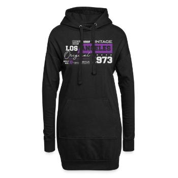 1973 Vintage Born Legend 51 Anniversaire - Sweat-shirt à capuche long Femme - noir - Devant