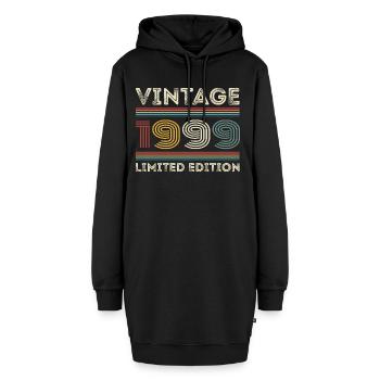1999 Anniversaire 1999 Retro 1999 Cadeau 1999 - Sweat-shirt à capuche long Femme - noir - Devant
