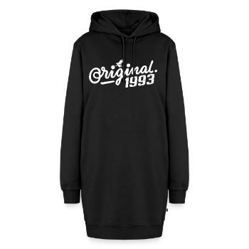 Original 1993 Geburtstagsgeschenk -Jahrgang 1993 - Hoodie-Kleid - Schwarz - Vorne